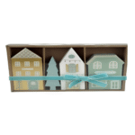 CASAS NAVIDEÑAS DECOR 24.6X16.3X3.2CM