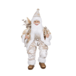 SANTA DE NAVIDAD DE 60CM MATERIAL POLIESTER CON PVC