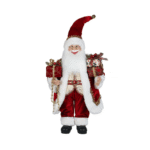 SANTA DE NAVIDAD DE 60CM MATERIAL POLIESTER CON PVC