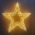 LUCES ESTRELLA DE 30CM CON LUZ LED