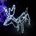 ADORNO DE NAVIDAD VENADO DE 110CM CON LUZ LED