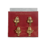 JG ANILLOS DE SERVILLETA  4 PZAS 4PZ 6.8X2.5X4.5CM