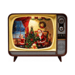 ESFERA DE NIEVE TIPO TELEVISION