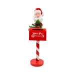 BUZON metalico c/luces led papa noel