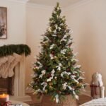 ÁRBOL CON LUCES Y BASE GIRATORIA 2.10 METROS - Imagen 2