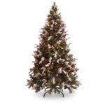 ÁRBOL CON LUCES Y BASE GIRATORIA 2.40 METROS