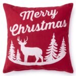 FUNDA NAVIDAD POLIESTER DE 43X43 CM - Imagen 5
