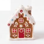 DECORACIONES DE NAVIDAD CASITA CERÁMICA