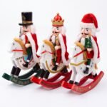 CABALLITO DE MADERA DE NAVIDAD 30 CM