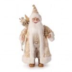 SANTA DE NAVIDAD DE 60CM MATERIAL POLIESTER CON PVC