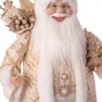 SANTA DE NAVIDAD DE 60CM MATERIAL POLIESTER CON PVC - Imagen 2