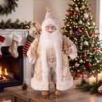 SANTA DE NAVIDAD DE 60CM MATERIAL POLIESTER CON PVC - Imagen 3