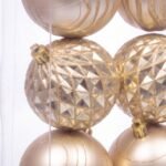 SET ESFERAS DORADAS 6PCS - Imagen 2