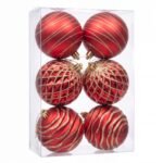 SET ESFERAS ROJAS 6PZS