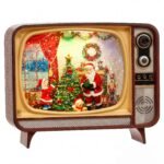 ESFERA DE NIEVE TIPO TELEVISION