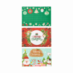 Individual navideño rectangular