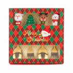 SET 4 CUBIERTOS NAVIDEÑOS
