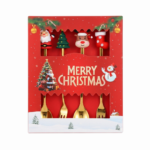 SET 4 CUBIERTOS NAVIDEÑOS