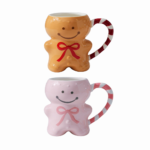 TAZA NAVIDEÑA FORMA DE JENGIBRE