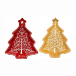 Plato arbol de navidad