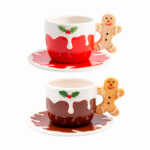Taza c/platillo jengibre
