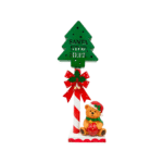 lampara metal c/luces led santa stop